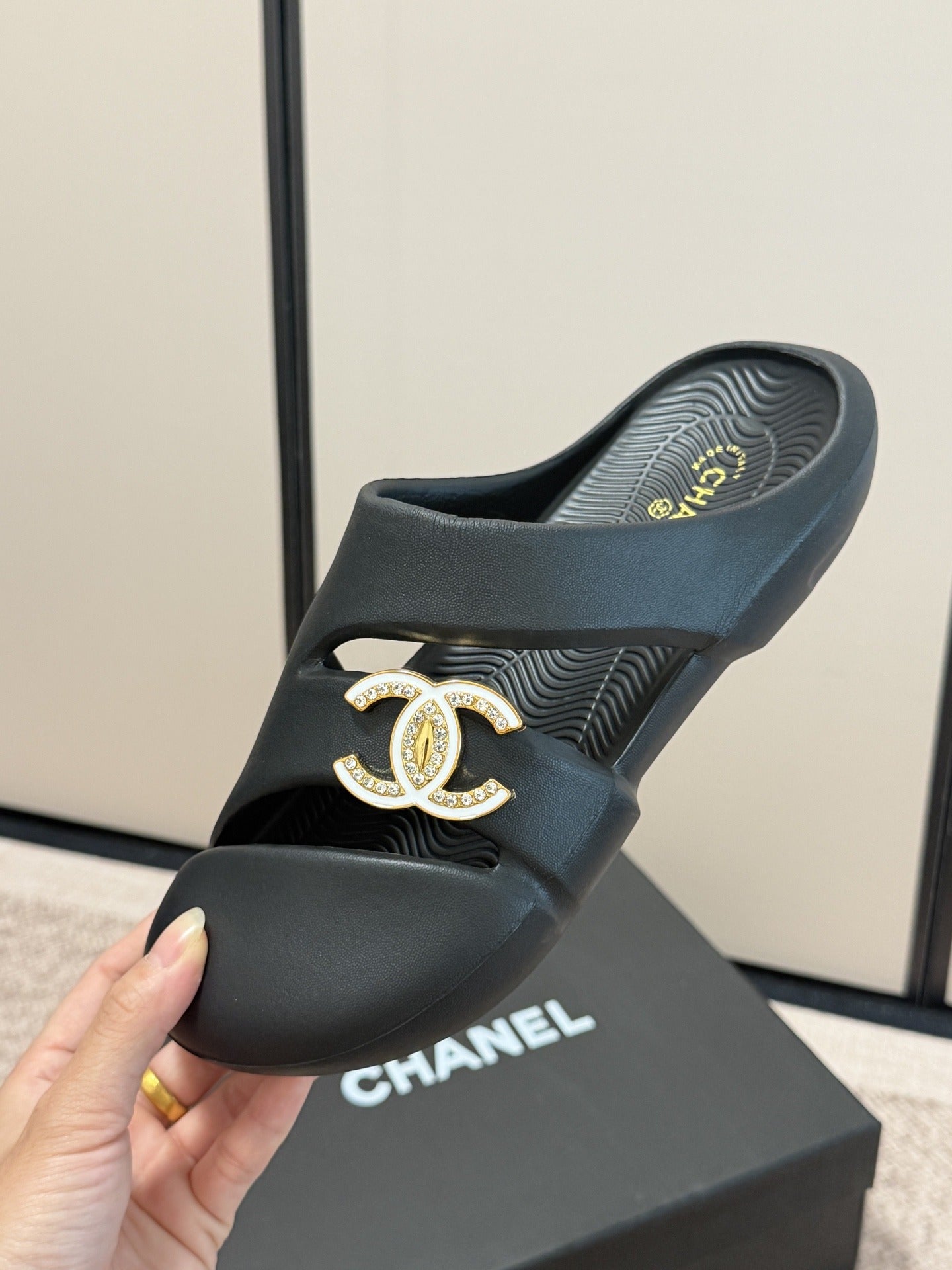 Chanel Vintage-Finish Sandals
