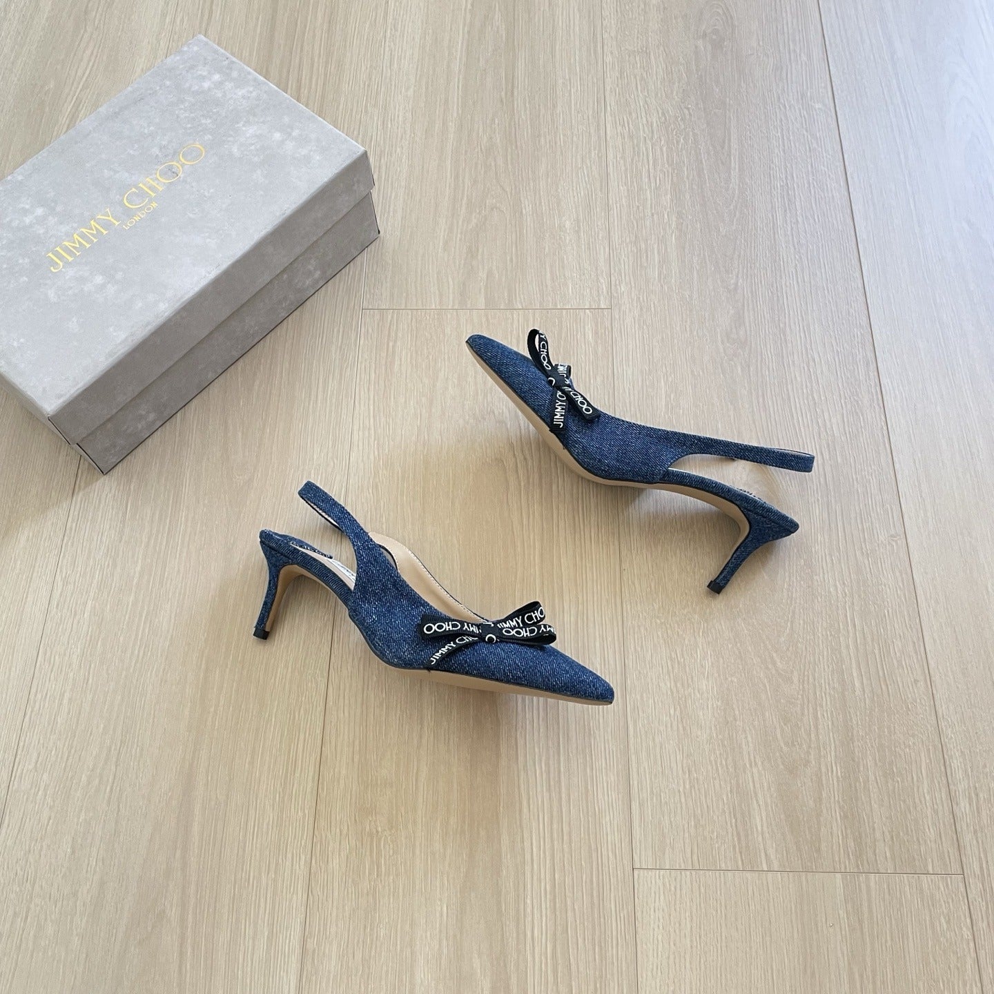 Jimmy Choo Patent Leather Bow Sandals