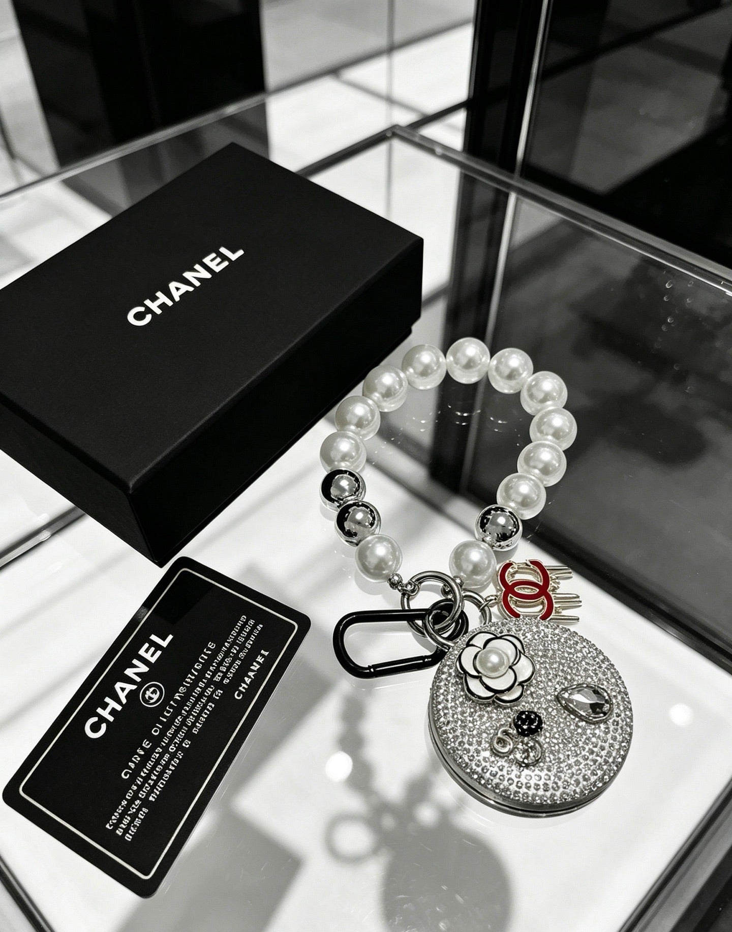 Chanel Vintage-Finish Keychain