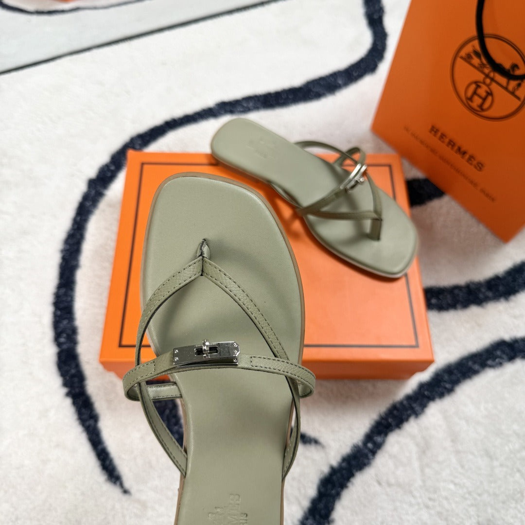 Hermes Leather Logo Slides
