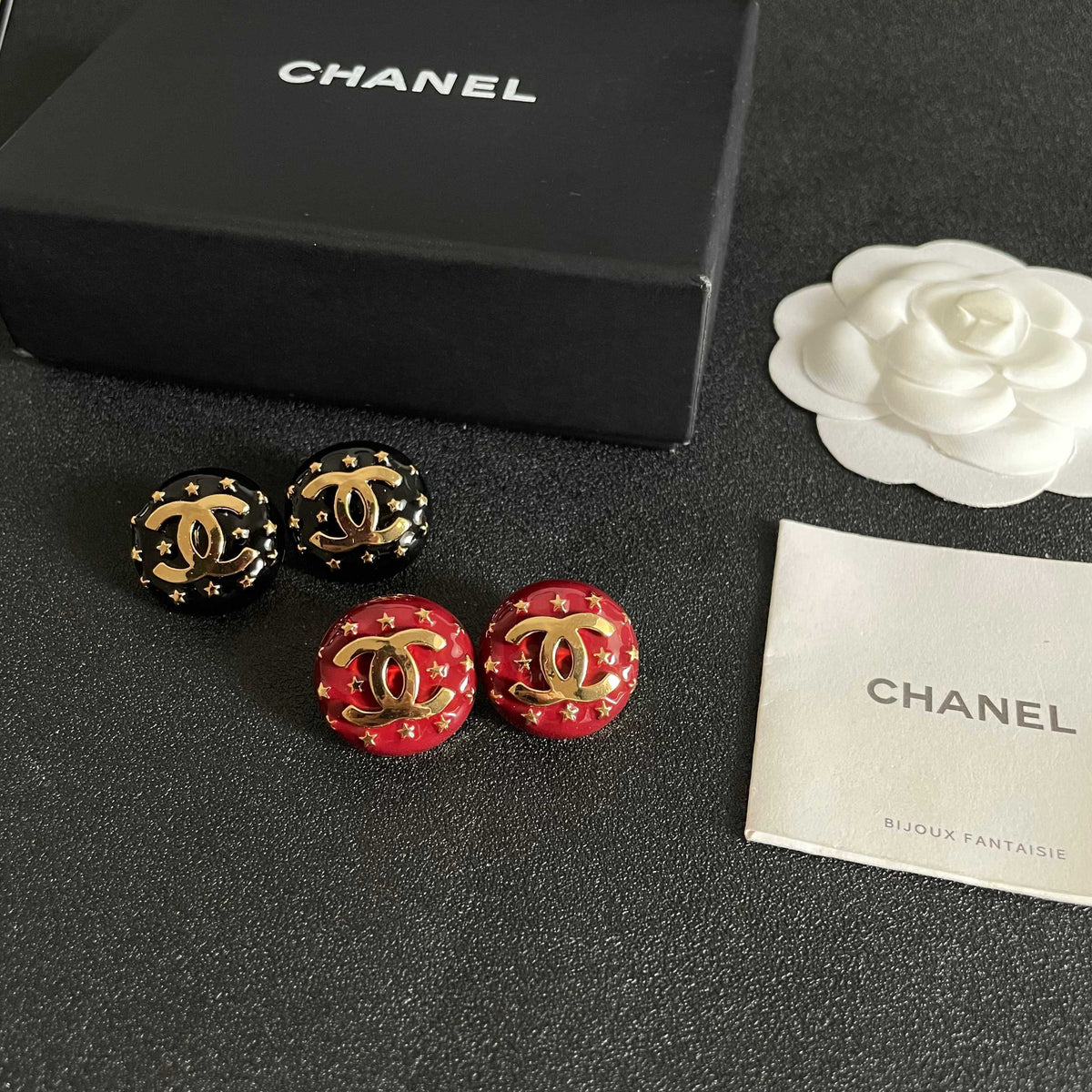 Chanel Star Earrings