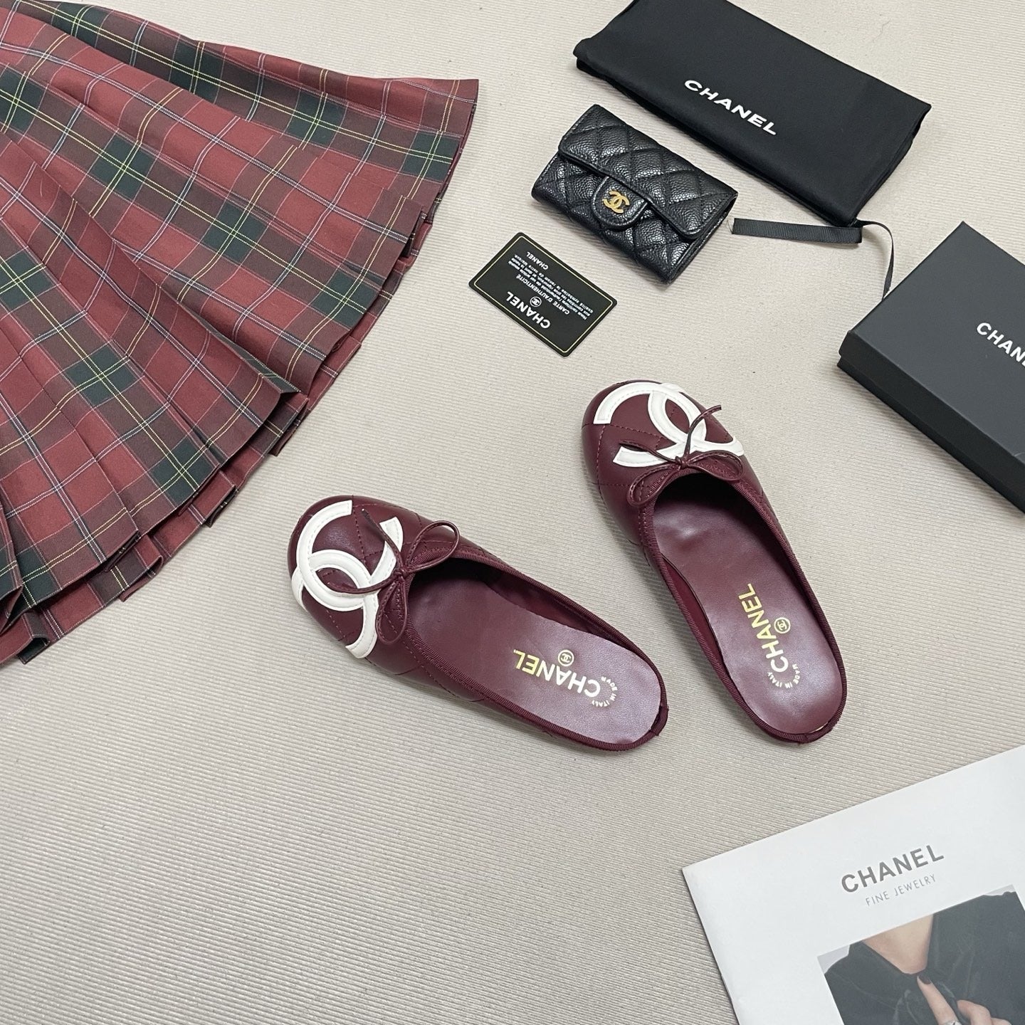Chanel Leather Ballet Flats