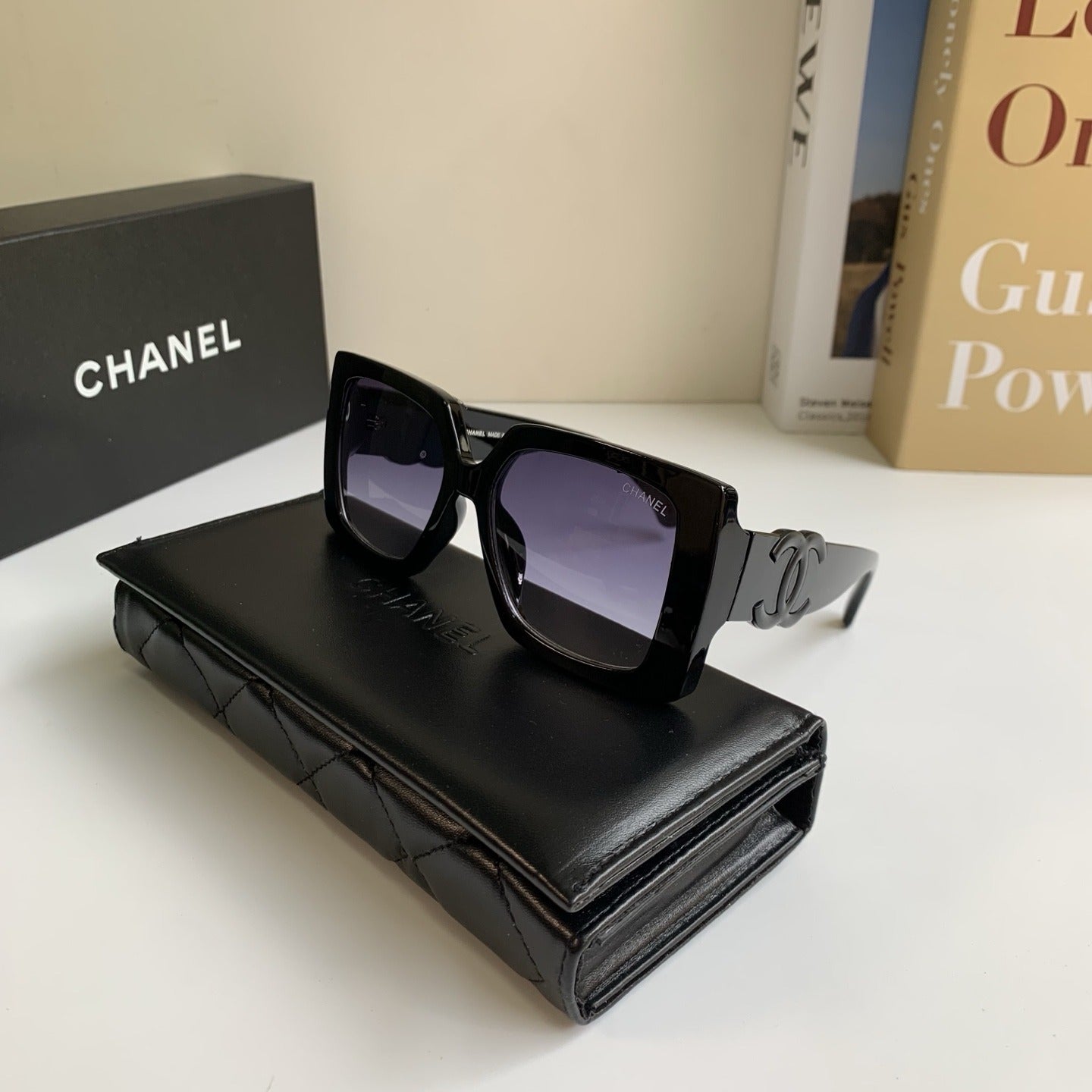 Chanel Logo Sunglasses