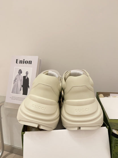 Gucci Calfskin Leather Sneakers