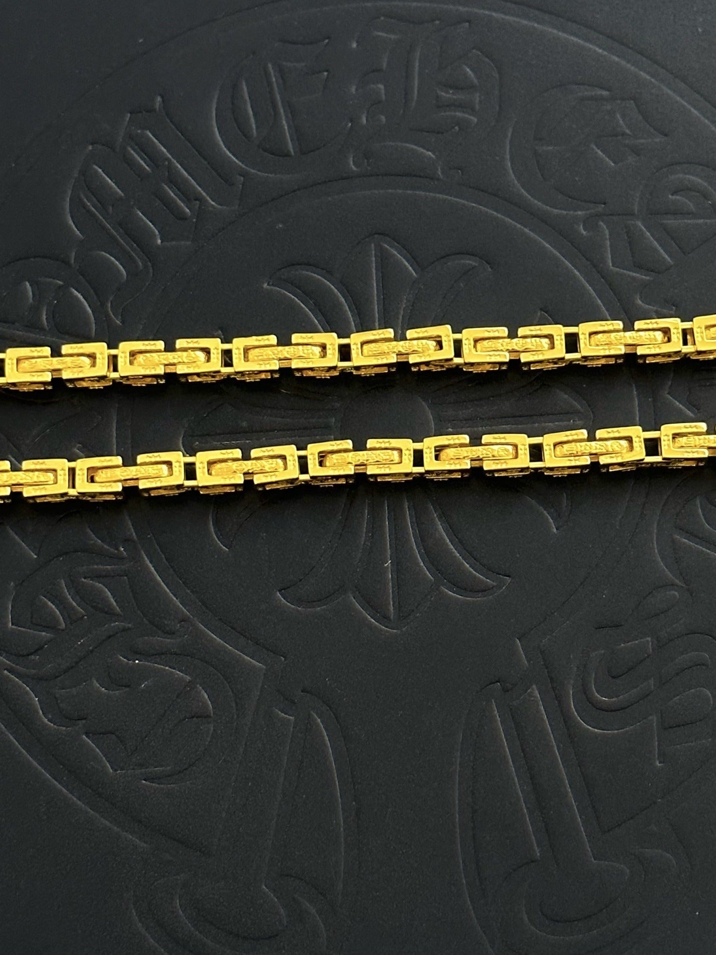 Chrome Hearts Sterling Silver Cross Necklace