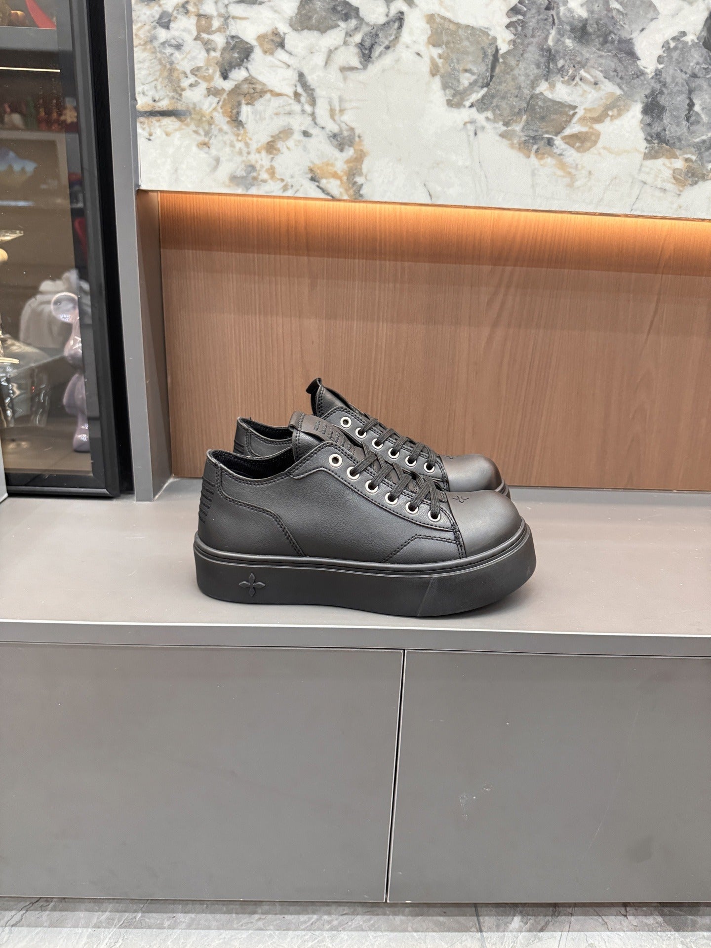 Unbranded Lambskin Leather Printed Shoes