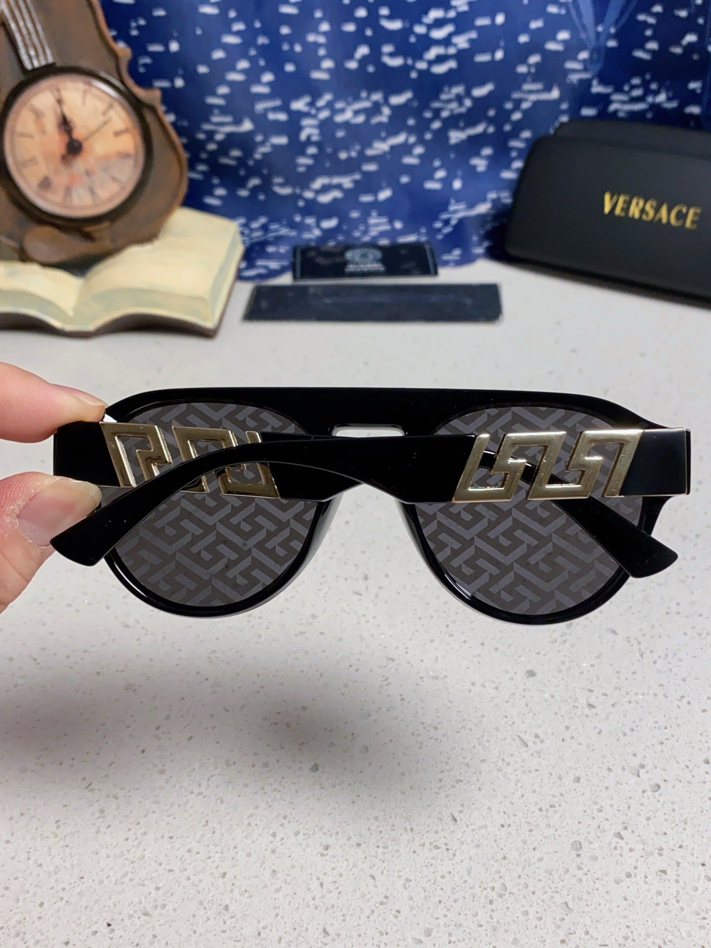 Versace Logo Sunglasses