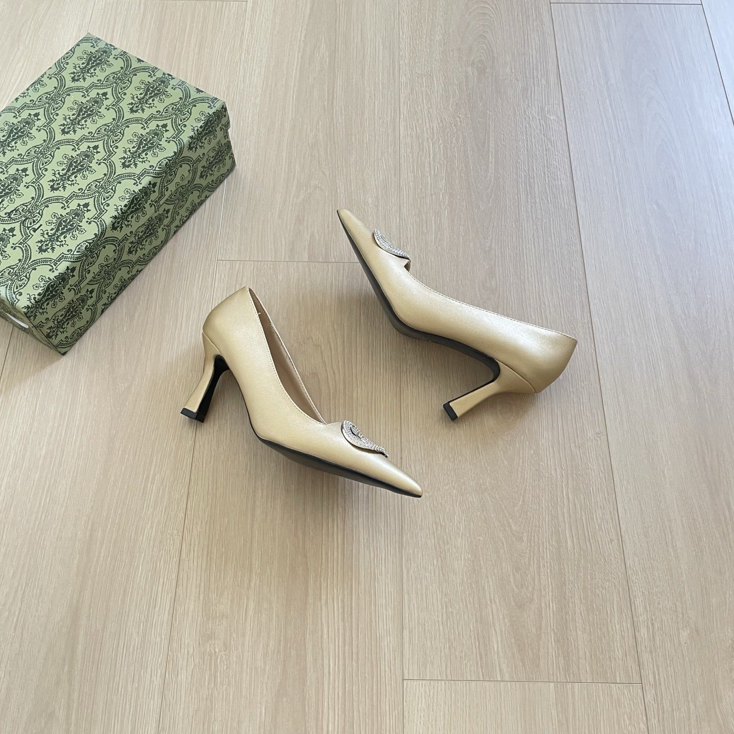 Gucci Crystal Heels