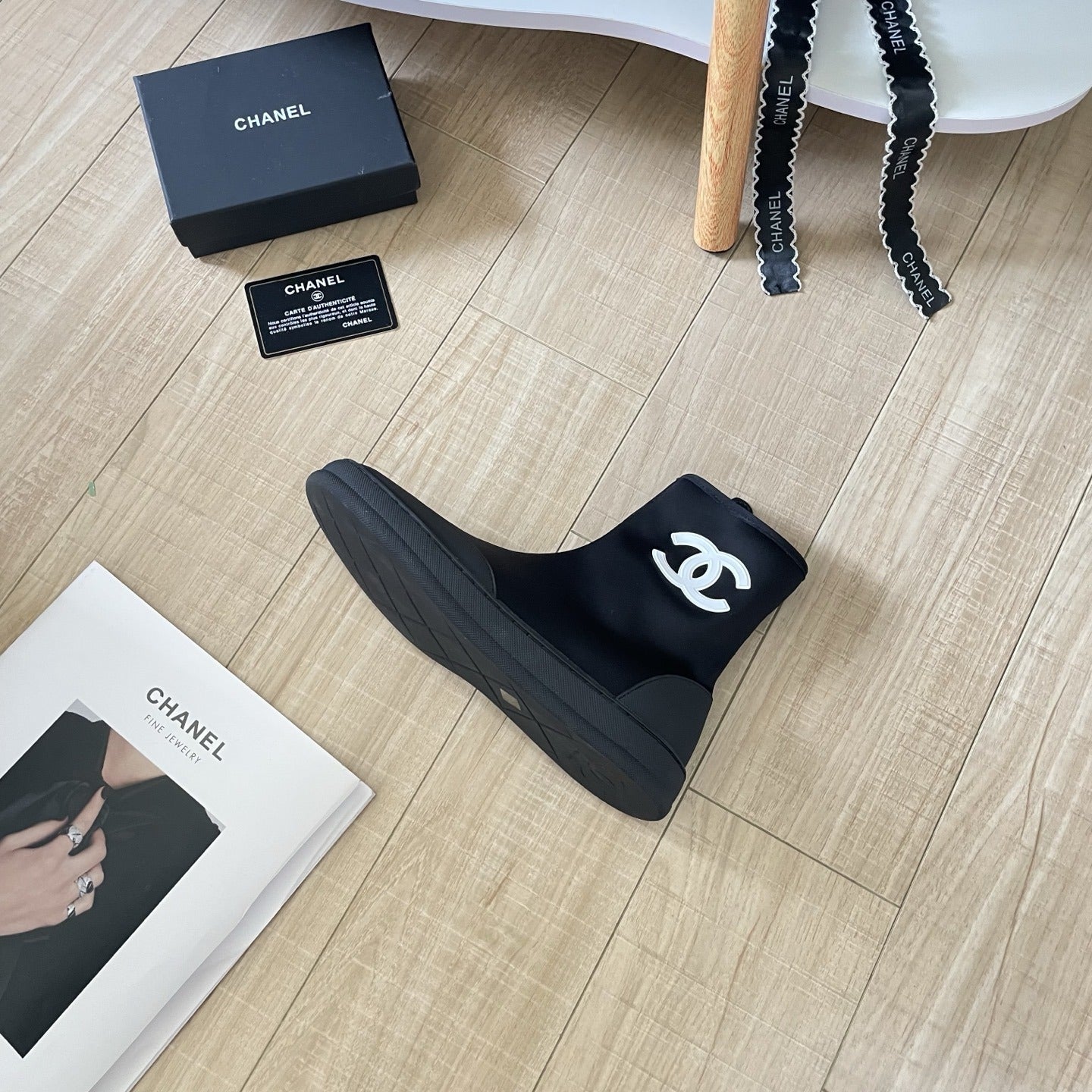 Chanel Leather Boots