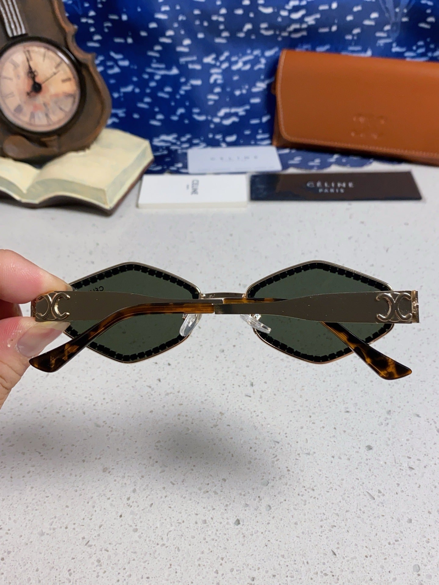 Celine Vintage-Finish Sunglasses