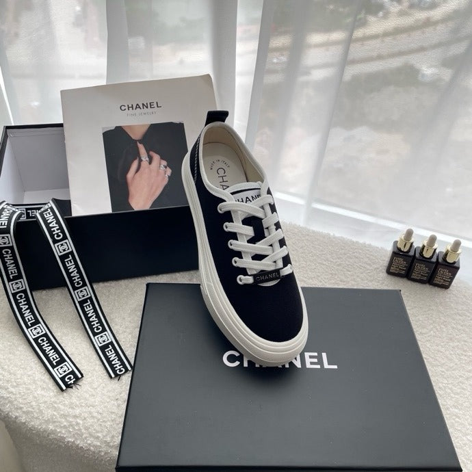 Chanel Canvas Canvas Shoes