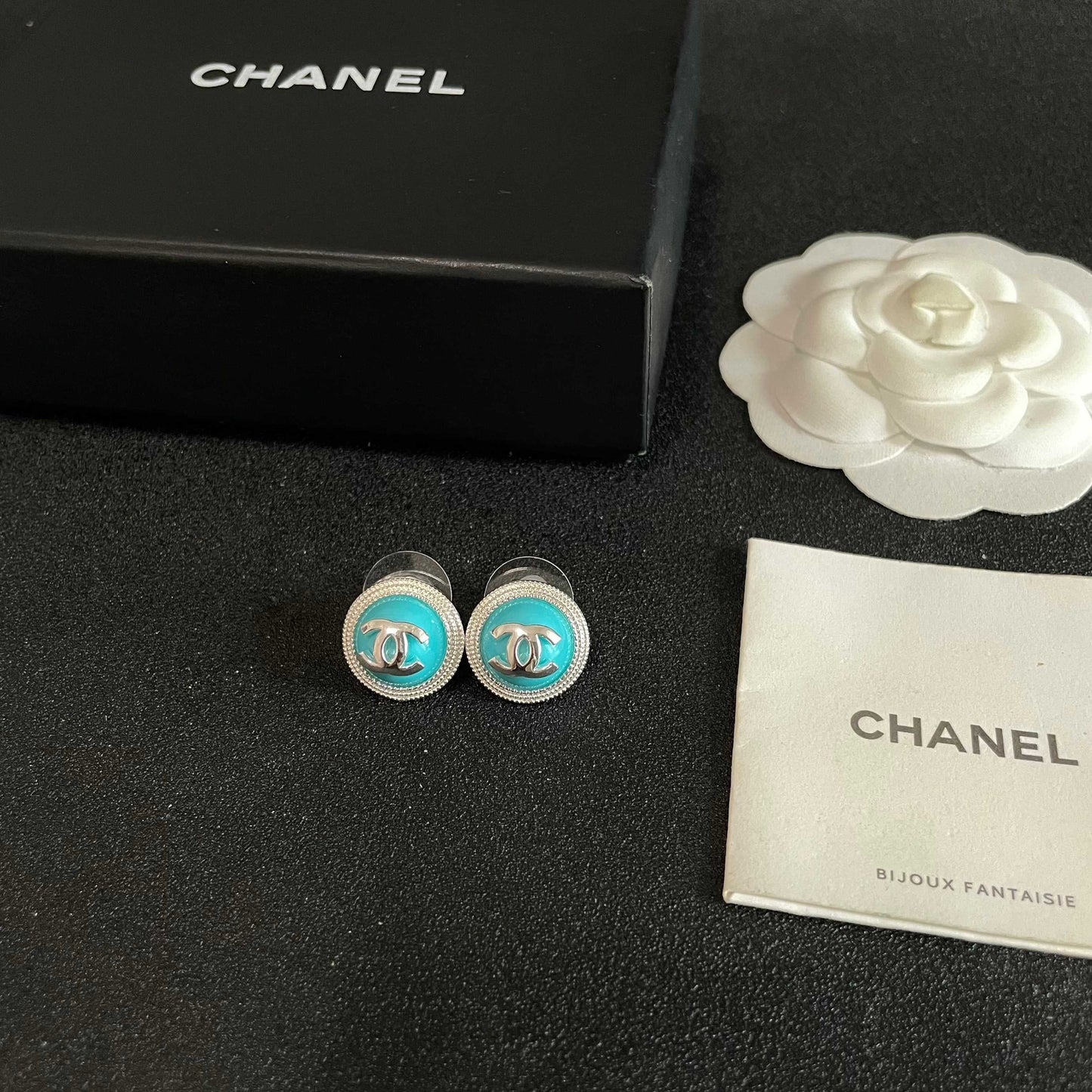 Chanel Logo Earrings