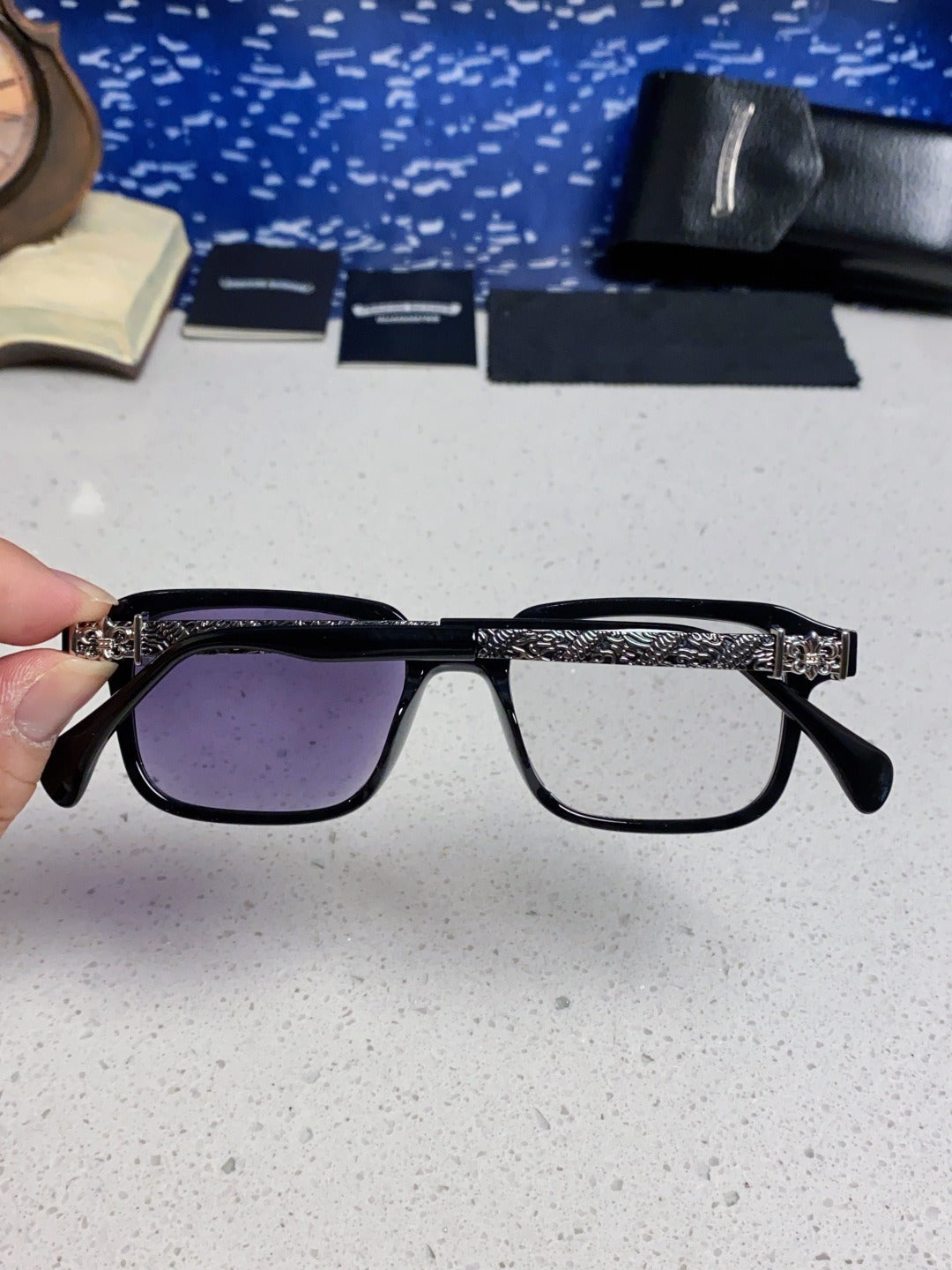 Chrome Hearts Vintage-Finish Sunglasses