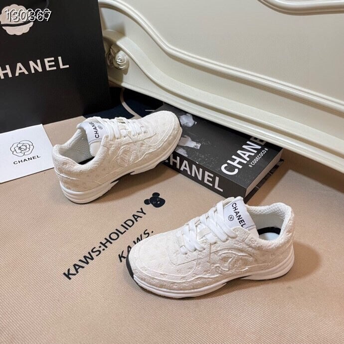 Chanel Leather Logo Shoes