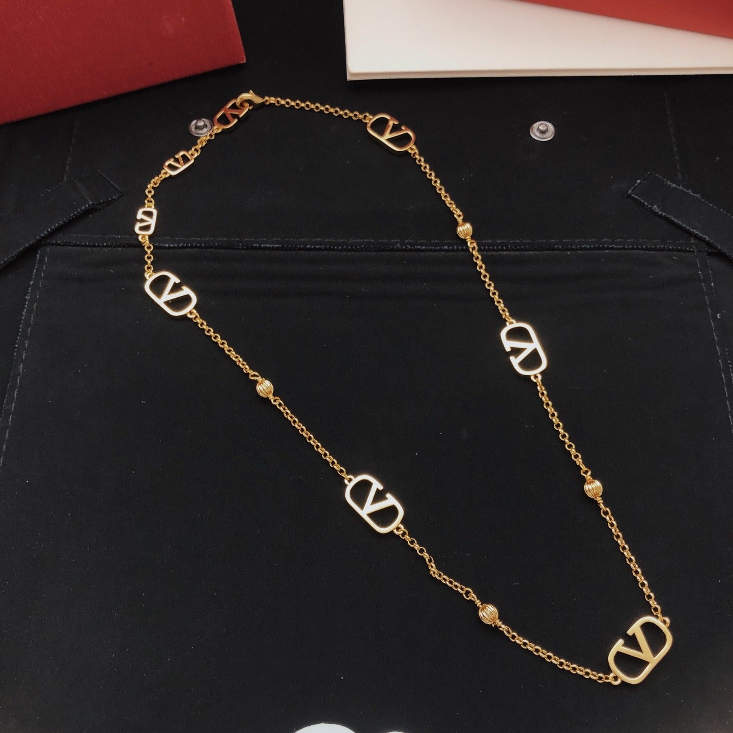 Valentino Brass Necklace