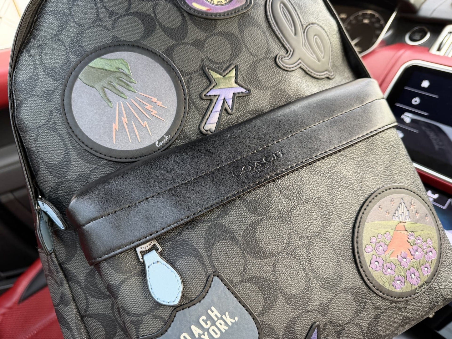Coach Logo Backpack