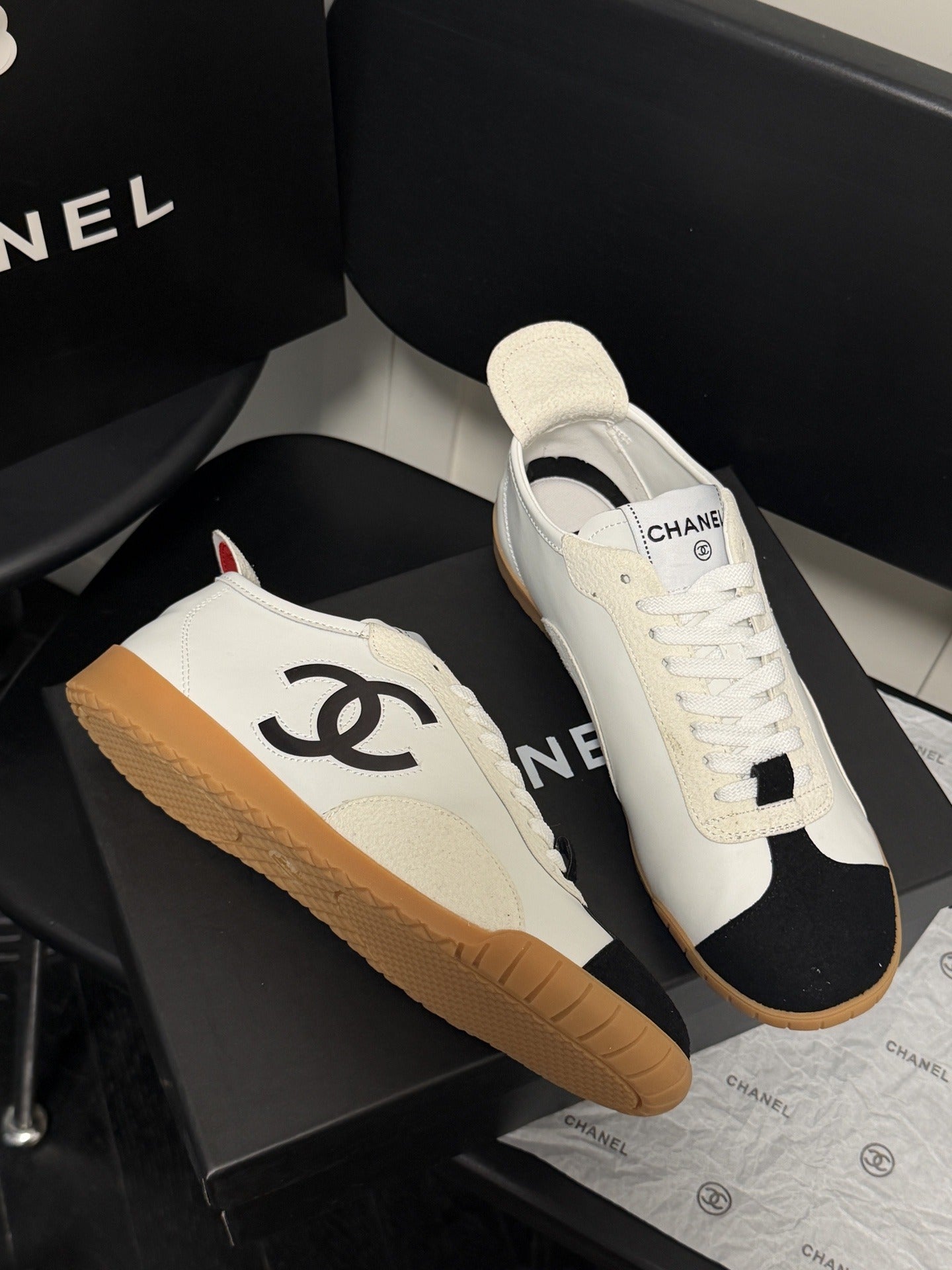 Chanel Leather Sneakers