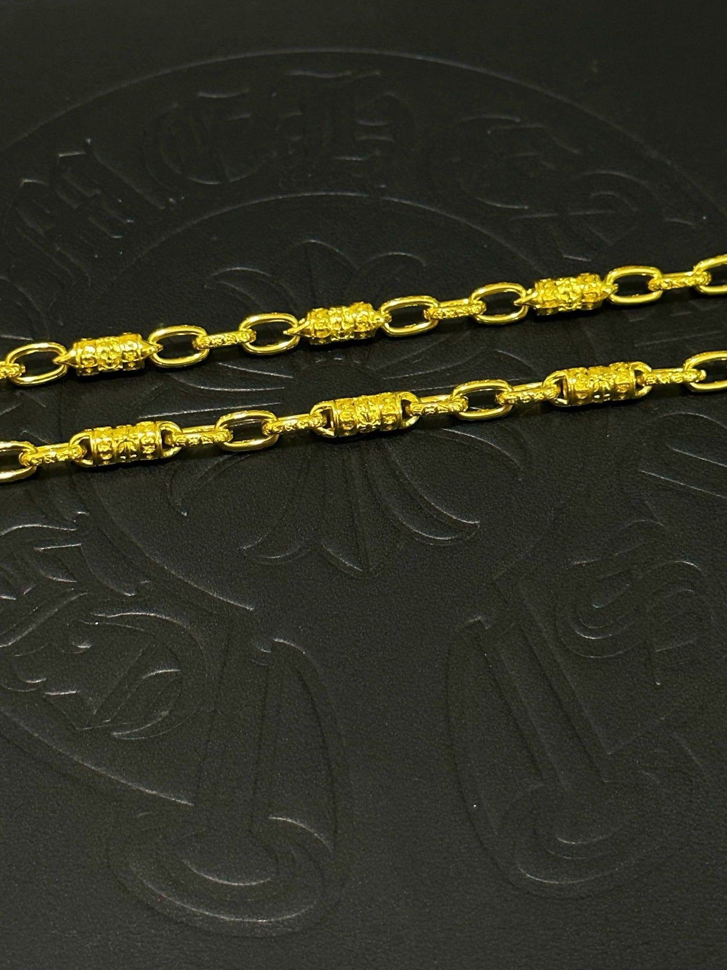 Chrome Hearts Sterling Silver Cross Necklace