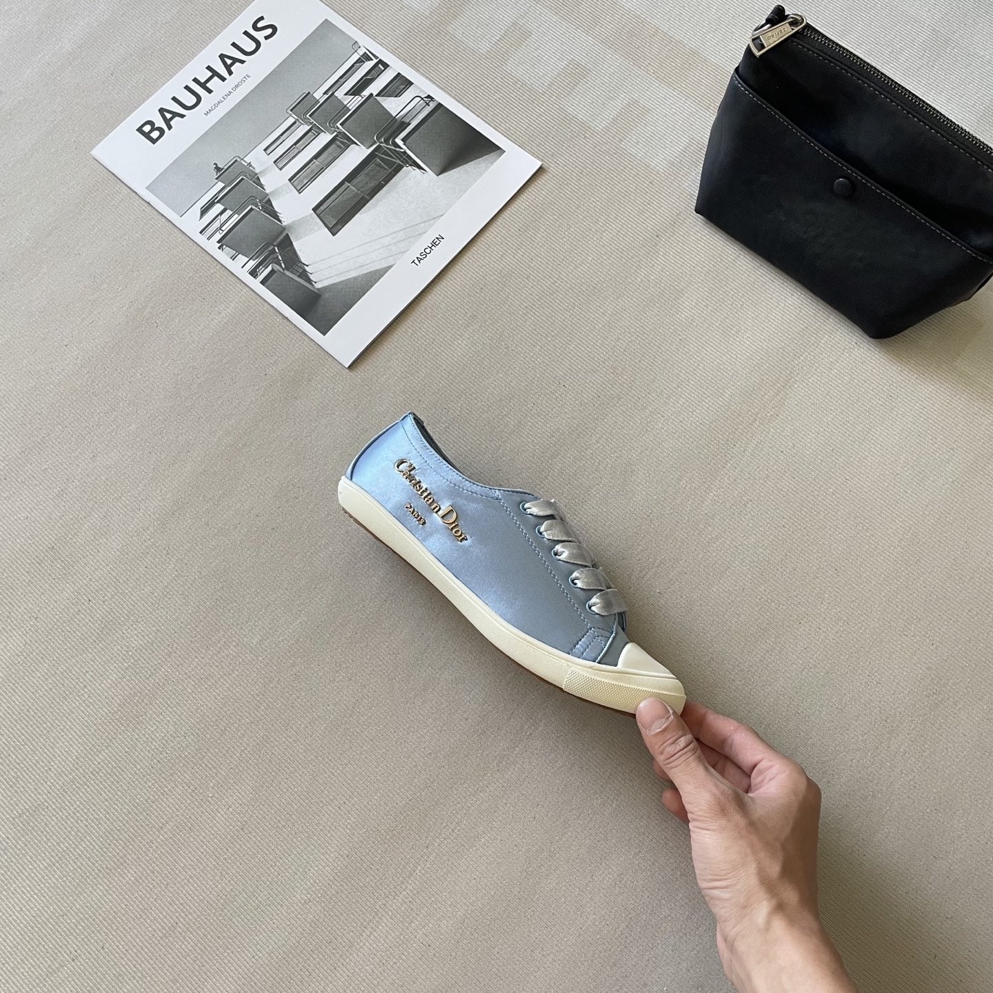 Dior Leather Logo Sneakers