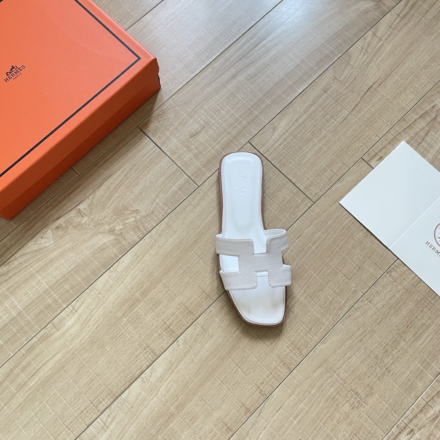 Hermes Leather Slides