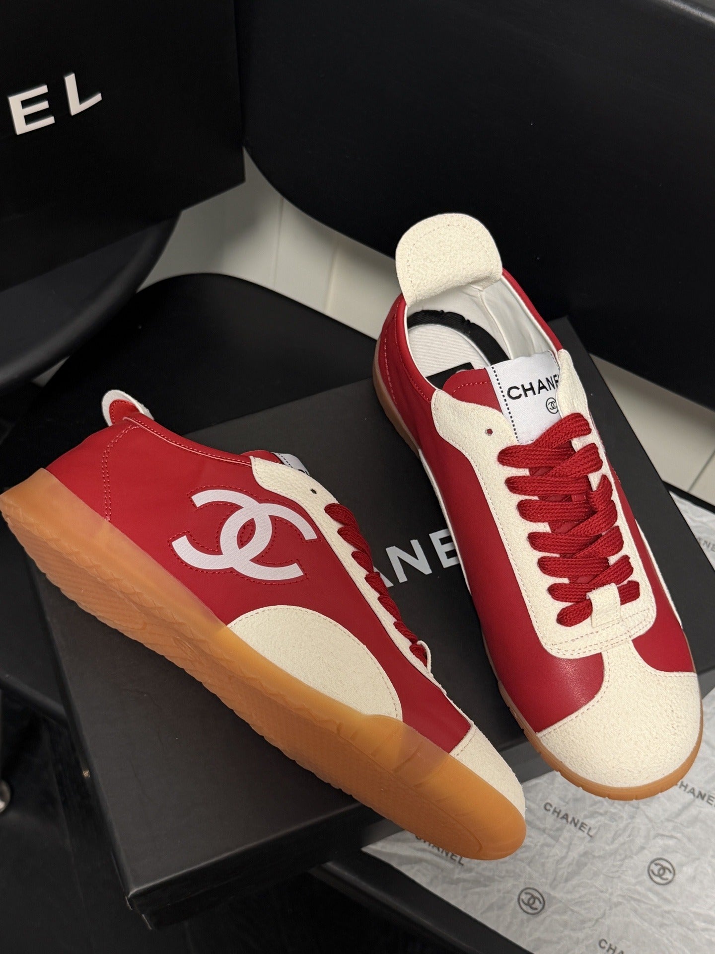 Chanel Leather Sneakers