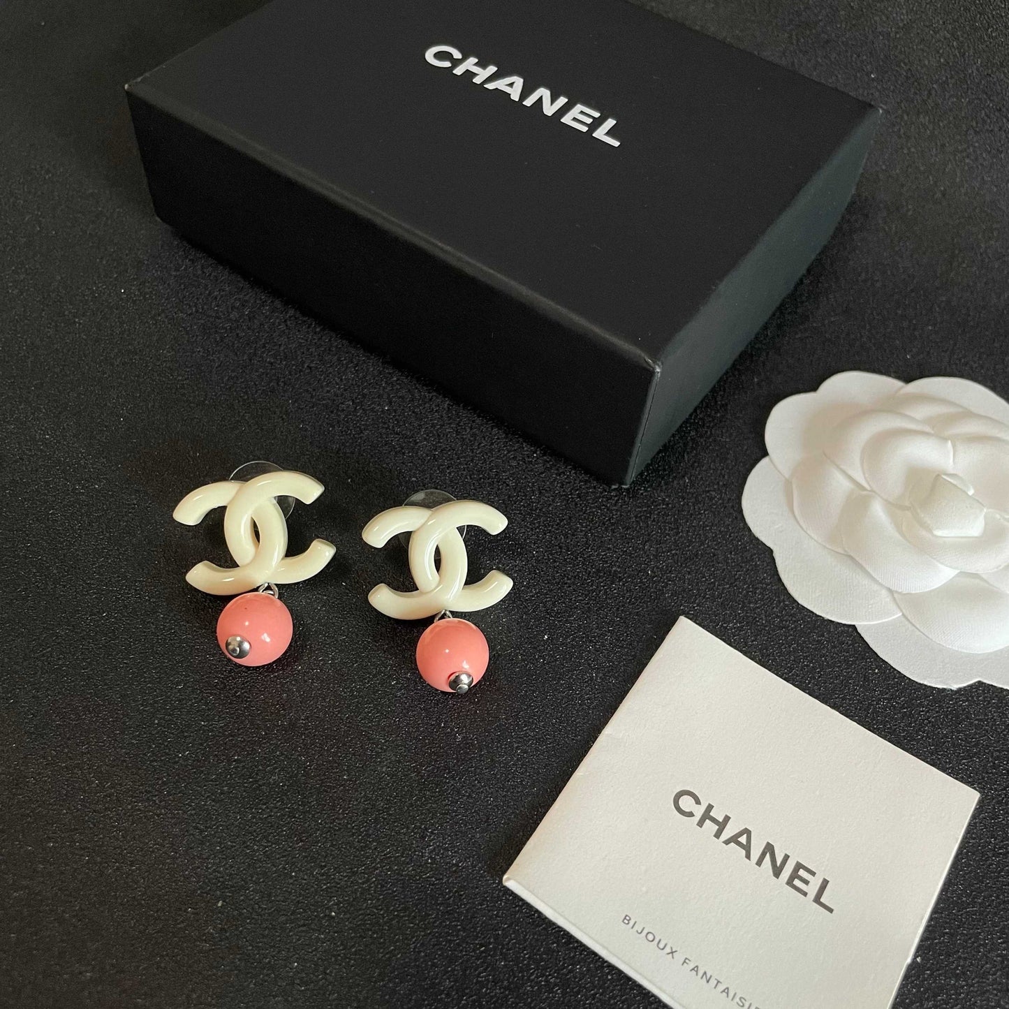 Chanel Pearl Earrings