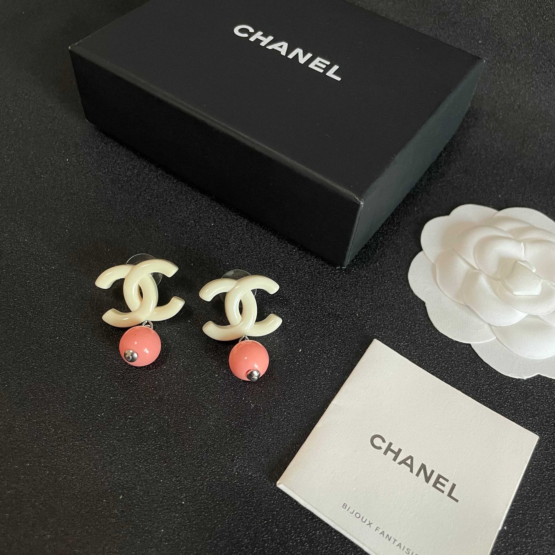 Chanel Pearl Earrings
