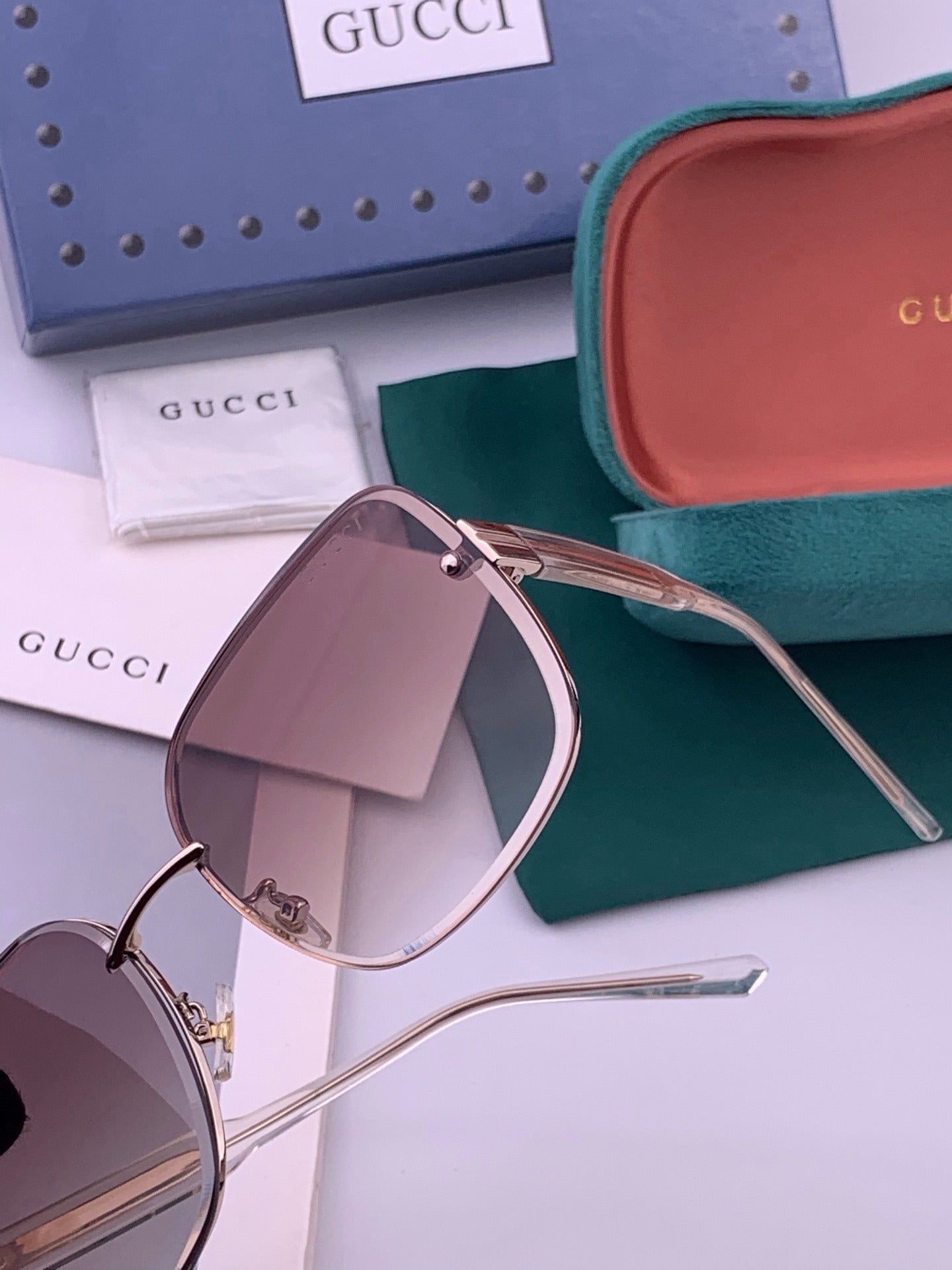 Gucci Nylon & Stainless Steel Sunglasses