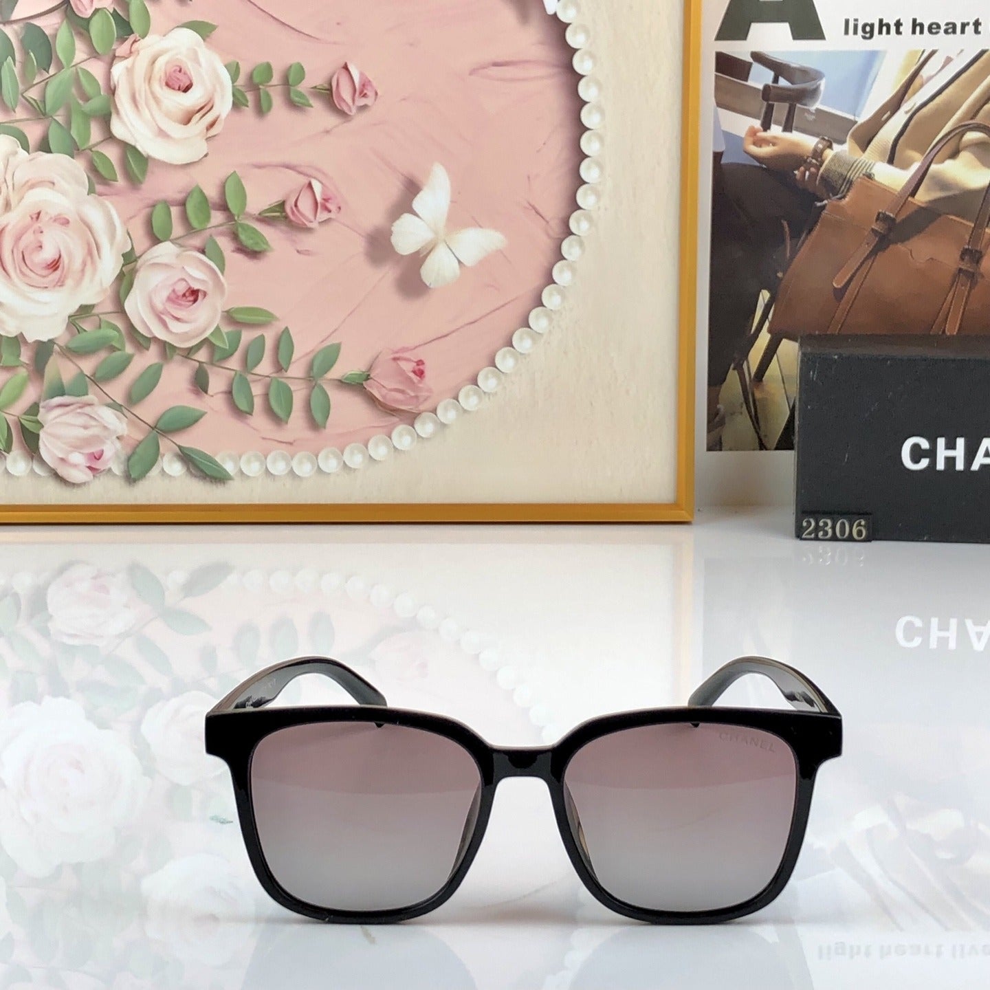 Chanel Vintage-Finish Sunglasses