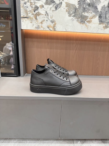 Unbranded Lambskin Leather Printed Shoes