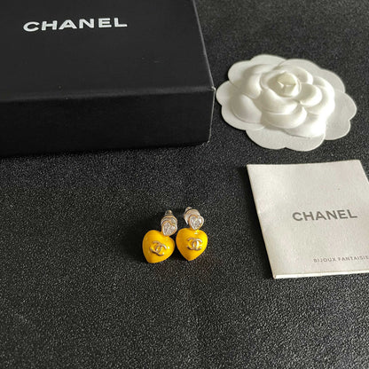 Chanel Logo Earrings