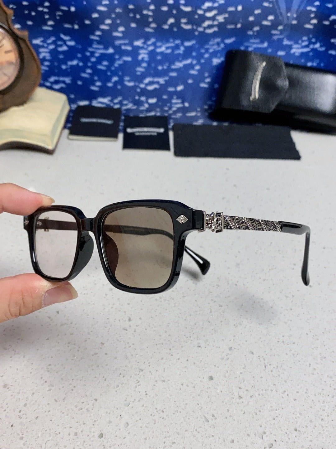 Chrome Hearts Vintage-Finish Sunglasses