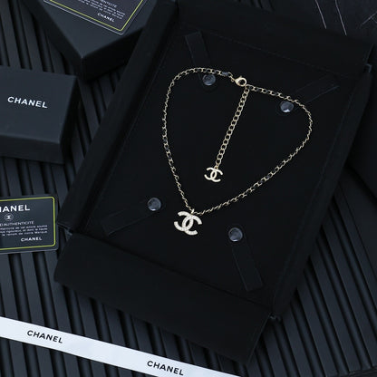 Chanel Logo Necklace