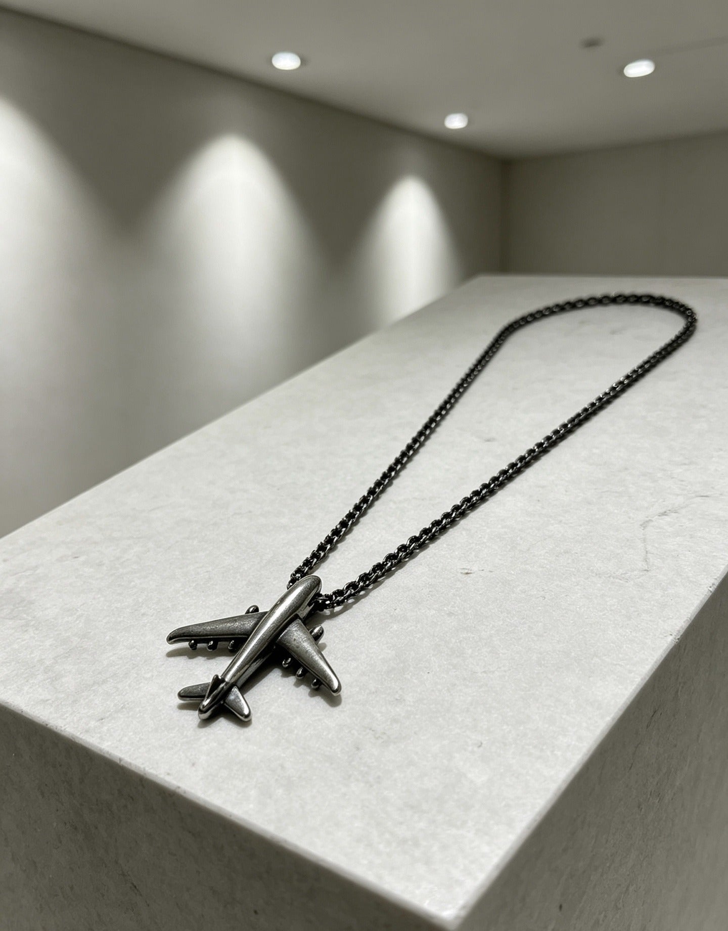 Chrome Hearts Sterling Silver Cross Necklace