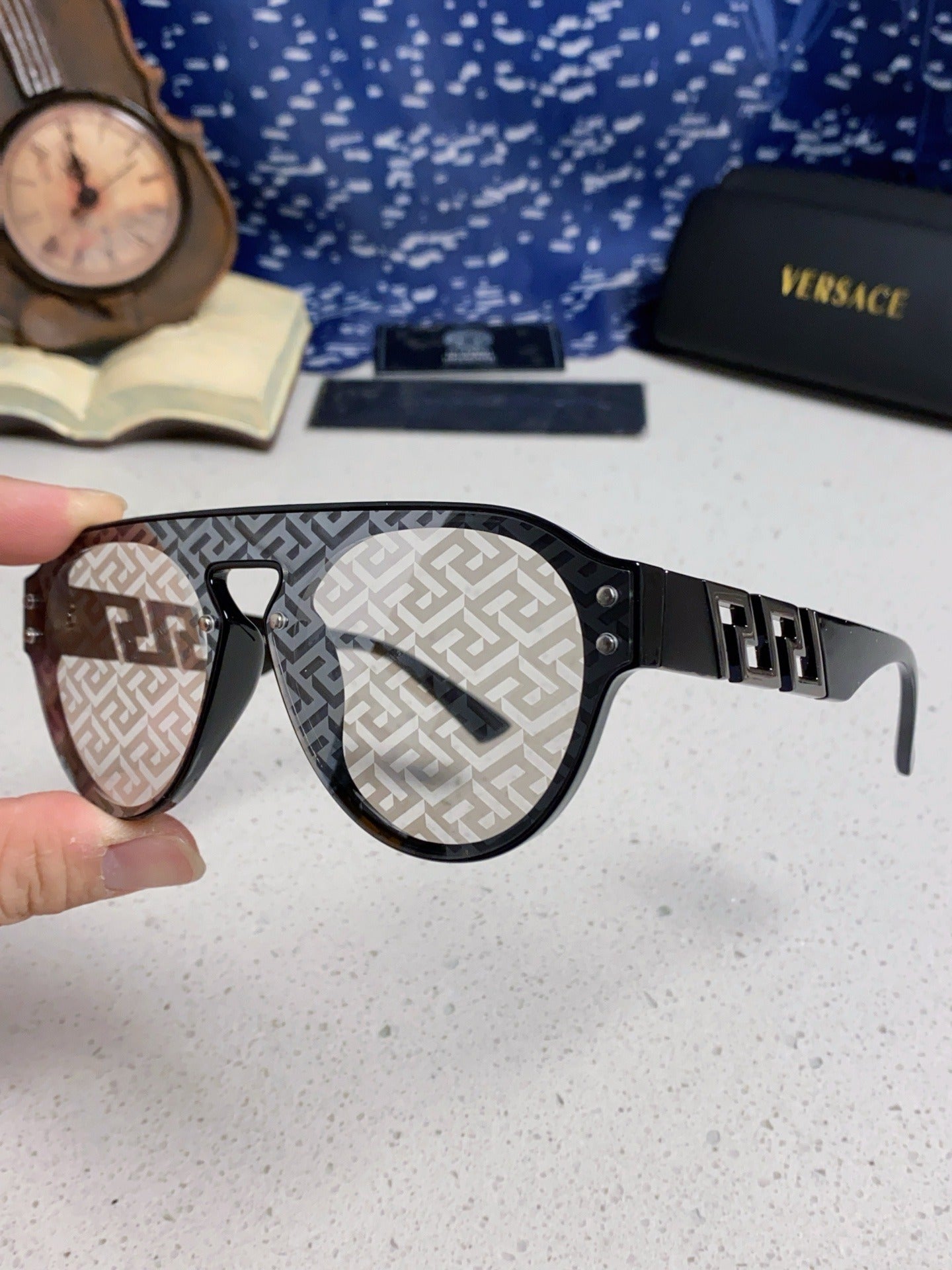 Versace Logo Sunglasses
