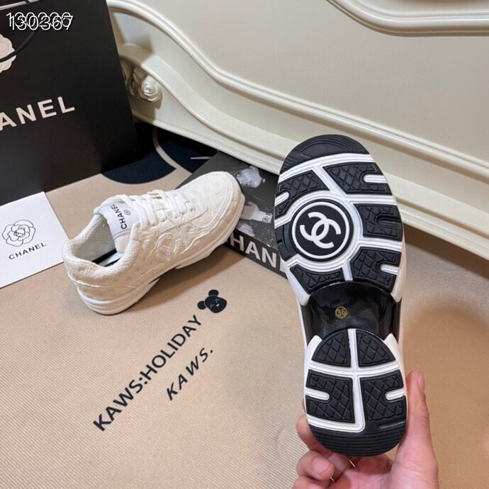 Chanel Leather Logo Shoes
