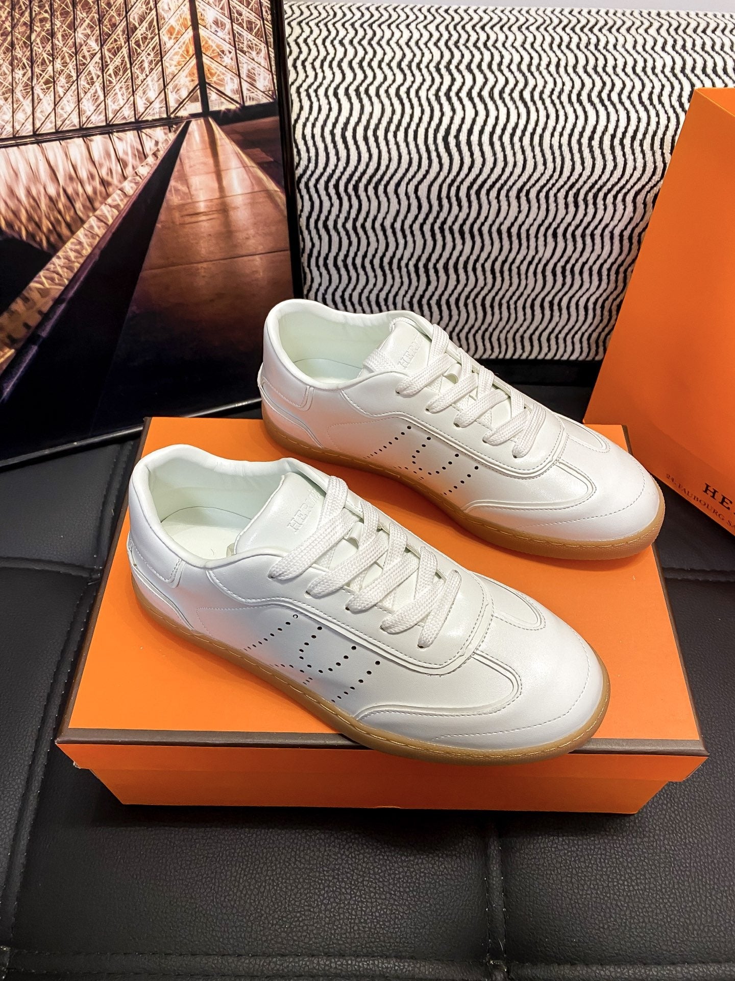 Hermes Black Shoes