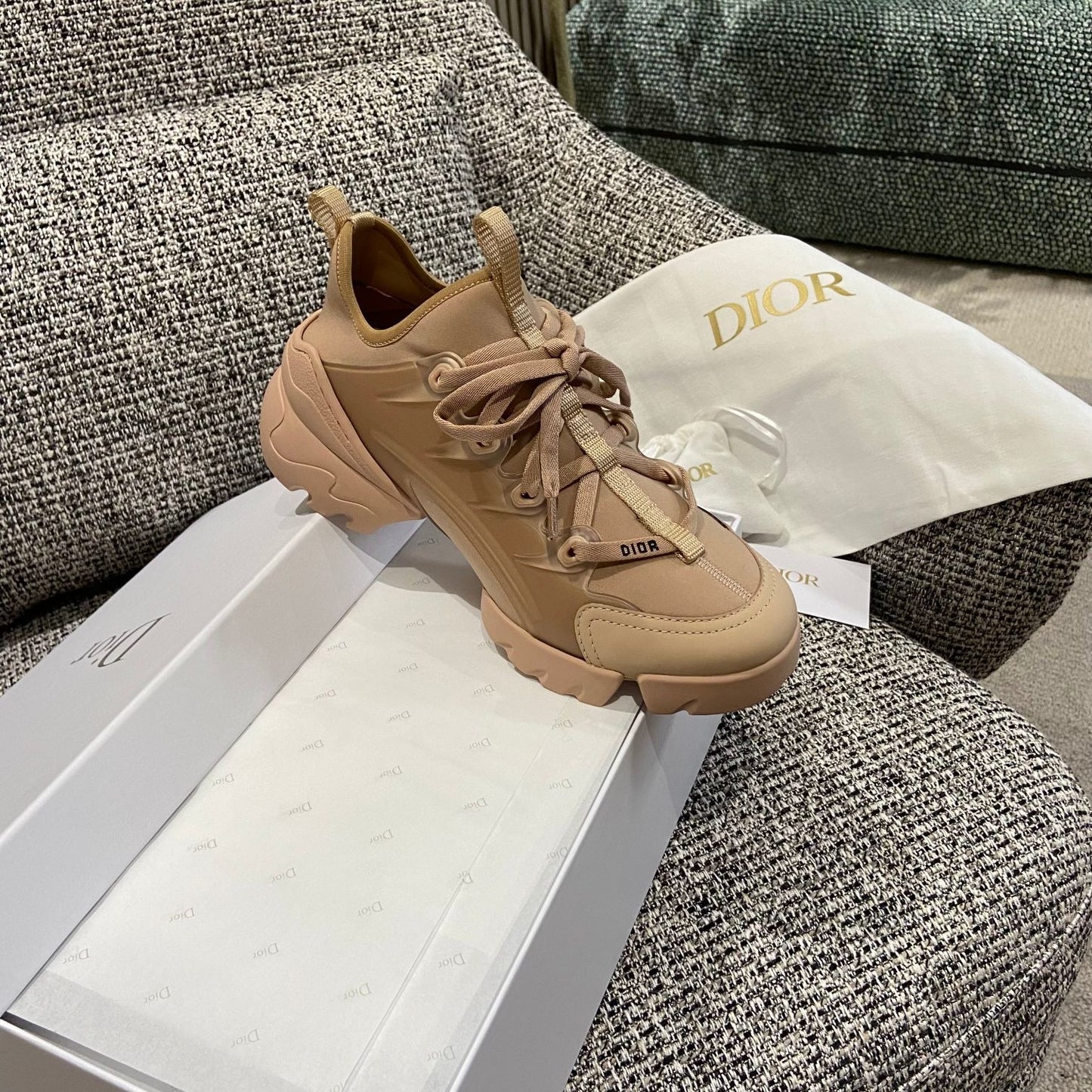 Dior Leather Logo Sneakers