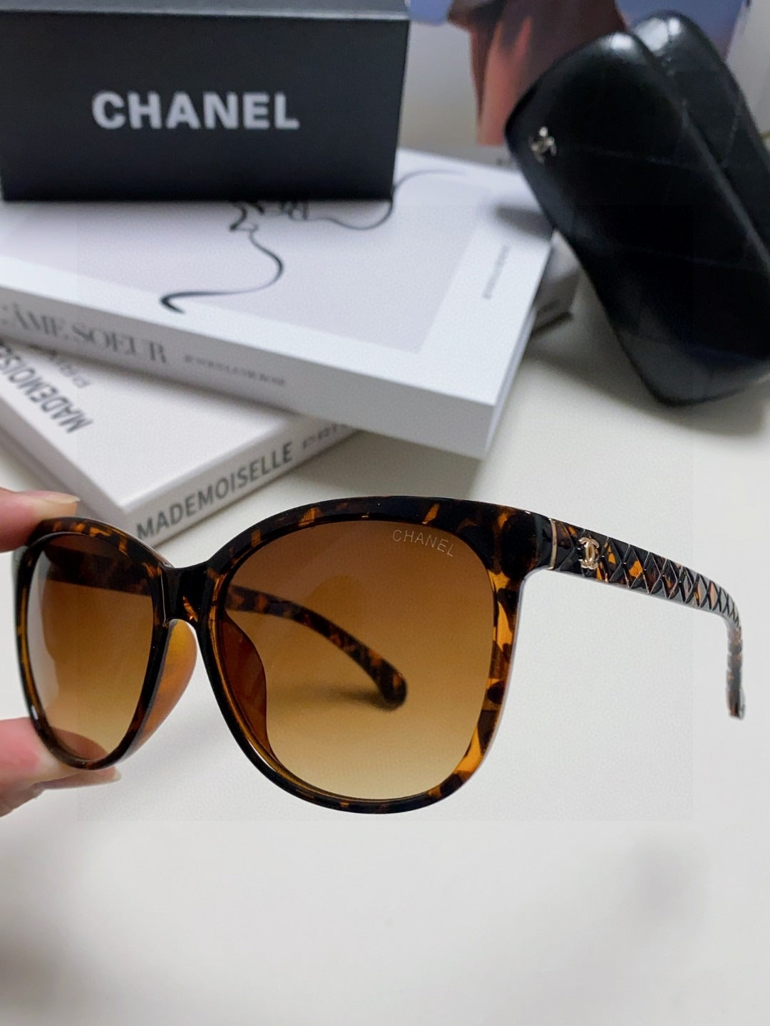 Chanel Logo Sunglasses