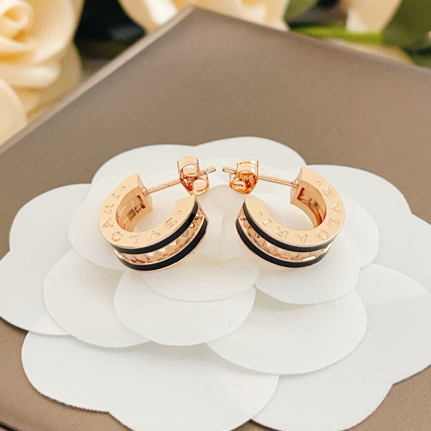 Bvlgari Brass Earrings
