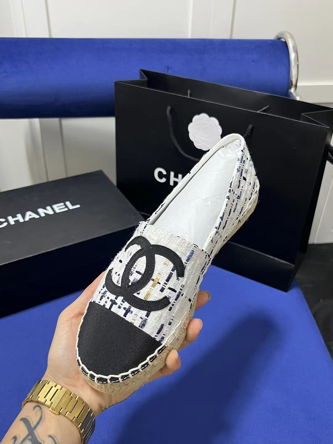 Chanel Canvas Shoes