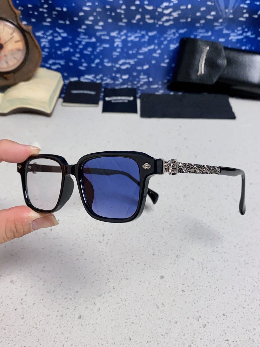 Chrome Hearts Vintage-Finish Sunglasses