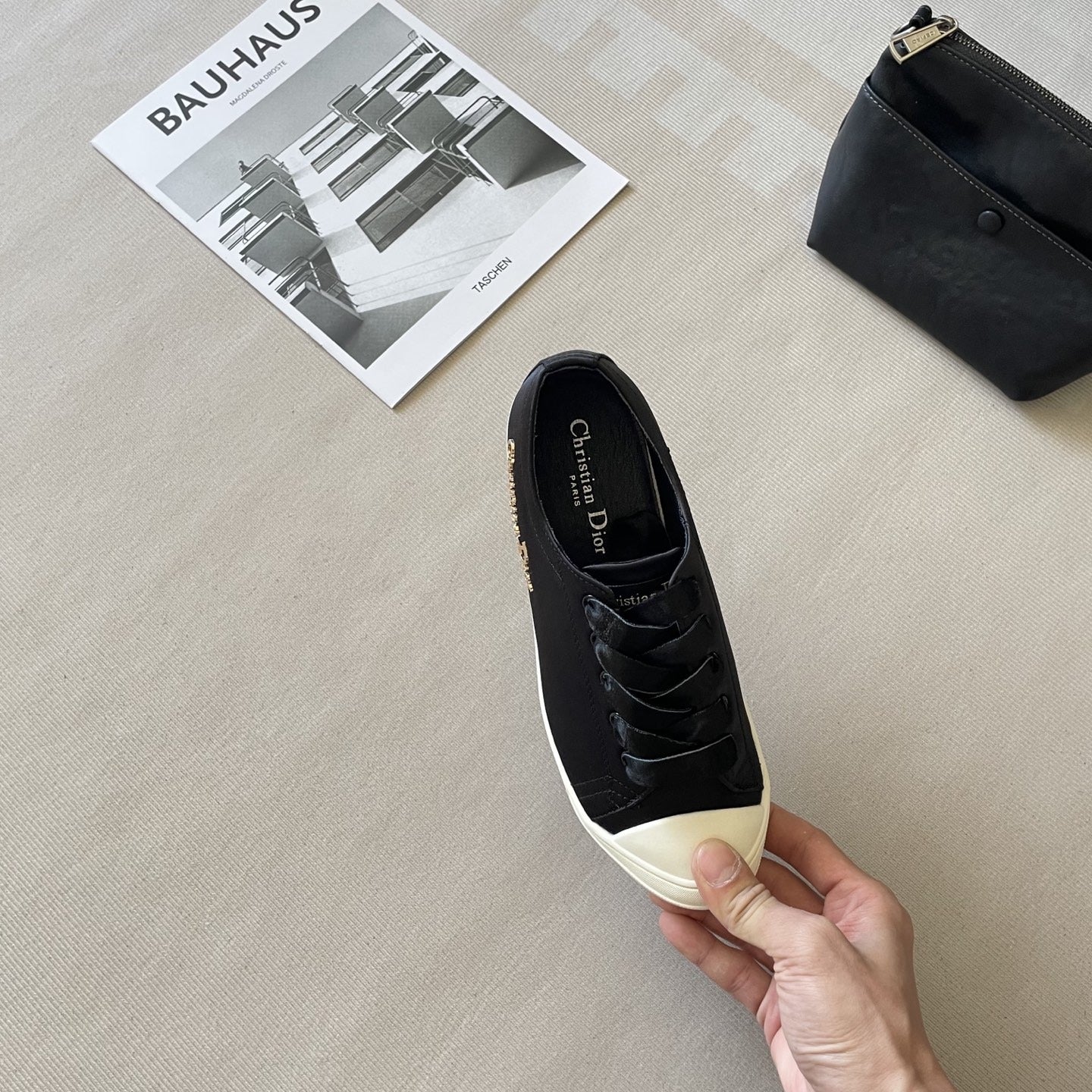 Dior Leather Logo Sneakers