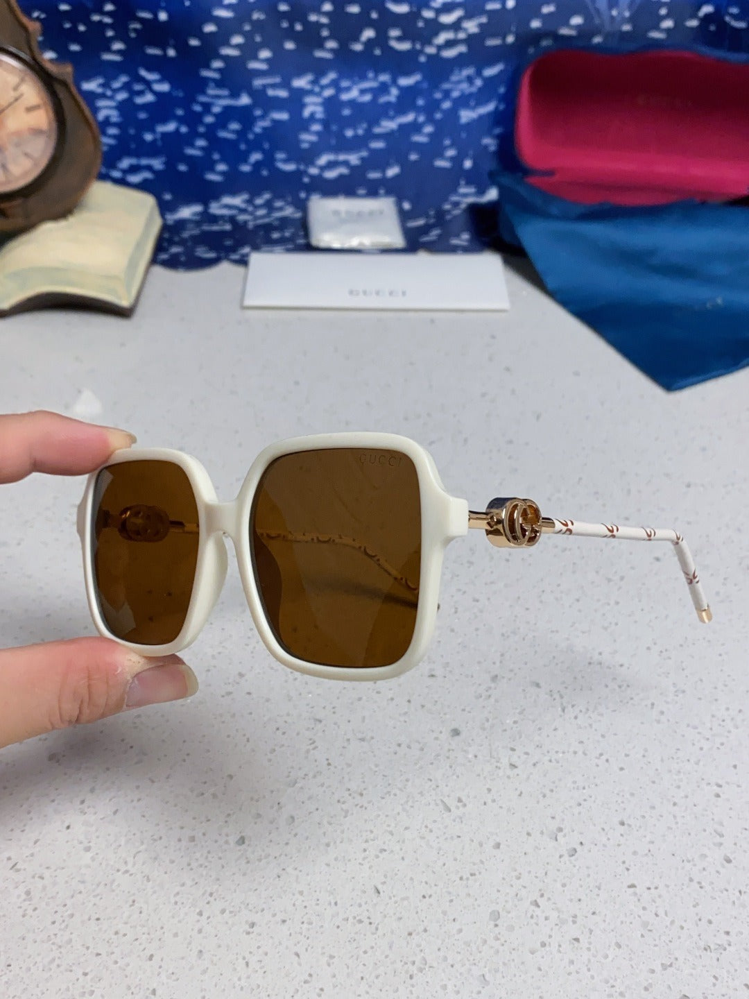 Gucci Vintage-Finish Sunglasses