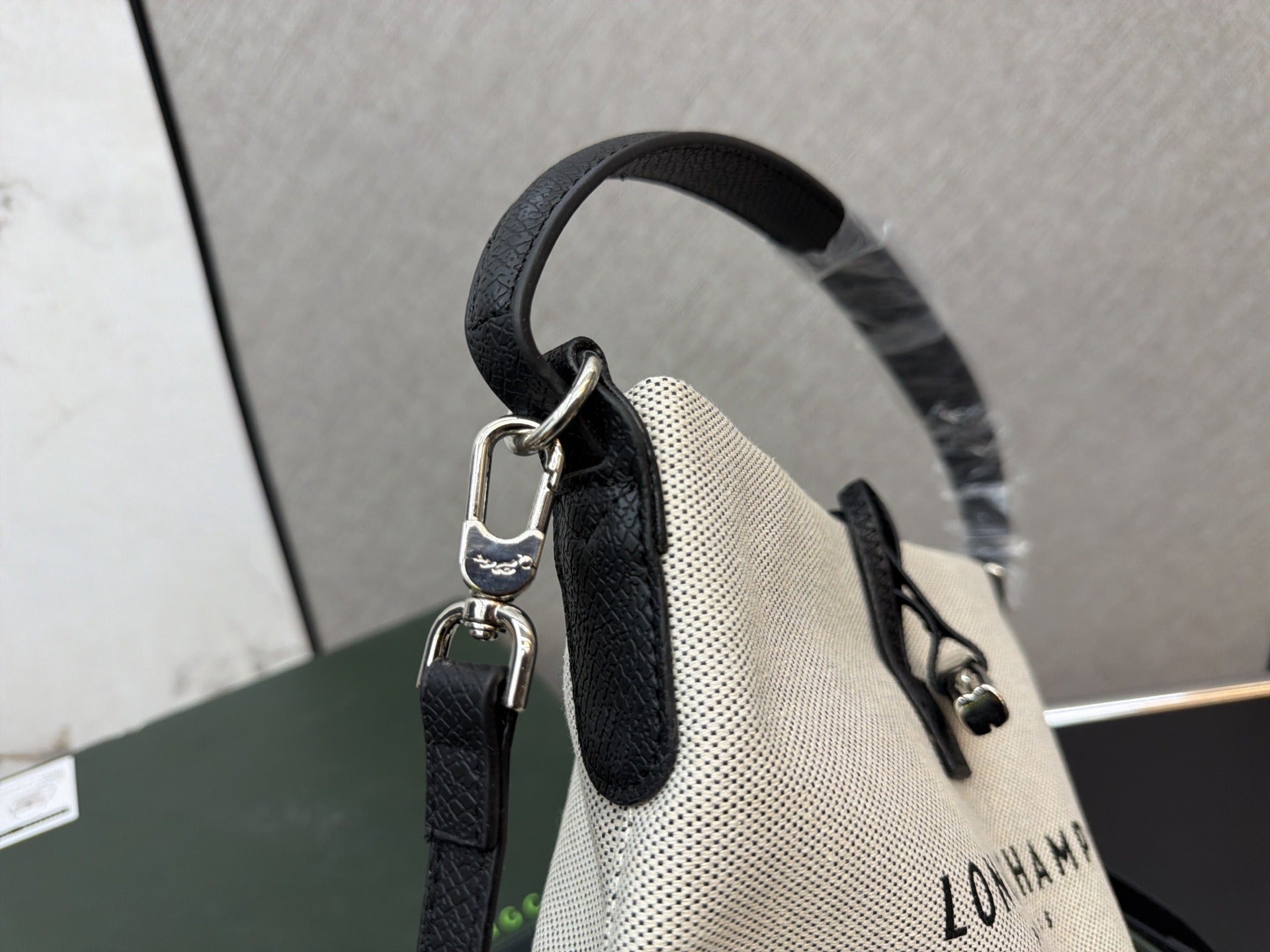Longchamp Canvas Printed Handbag