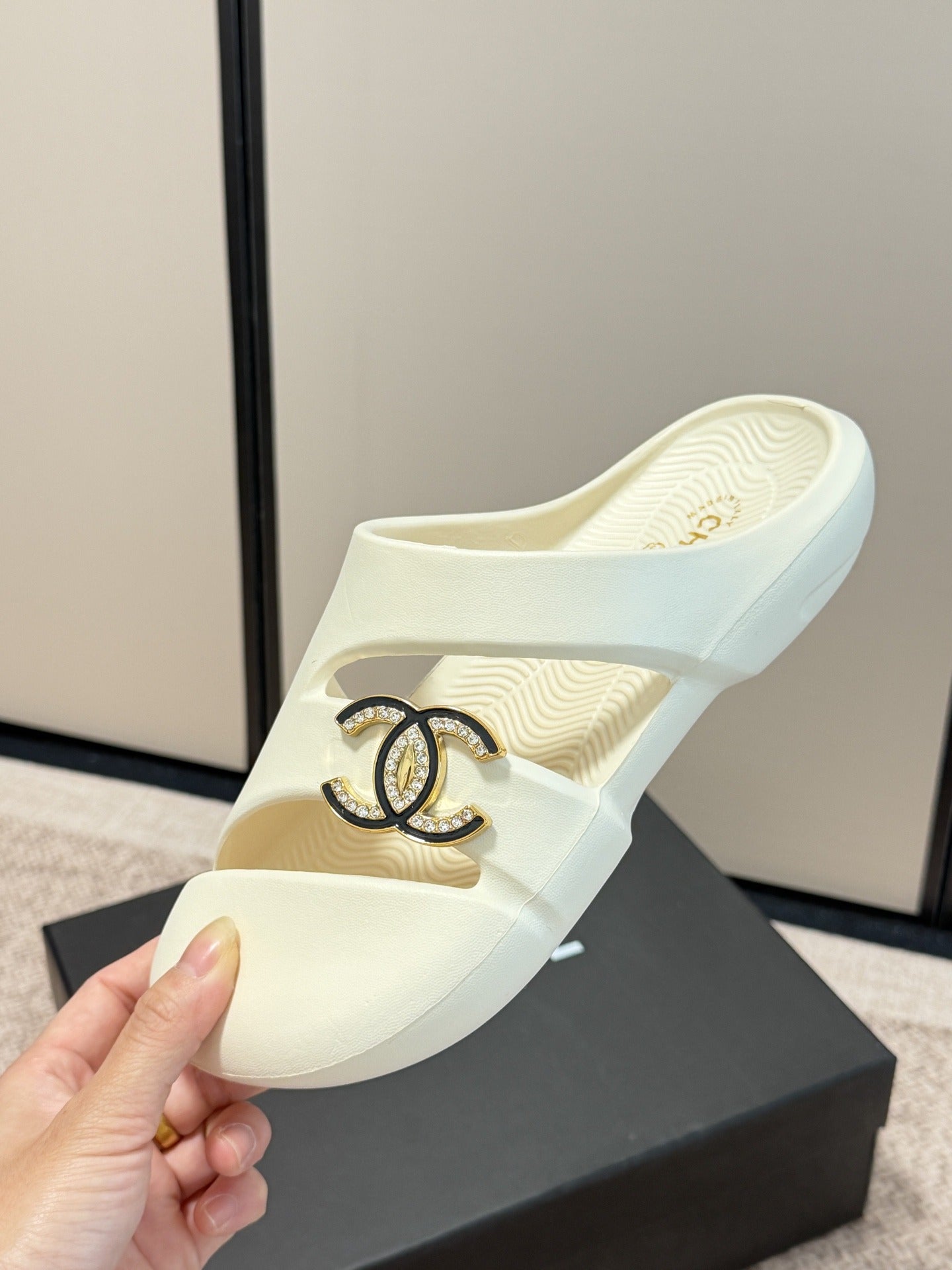 Chanel Vintage-Finish Sandals