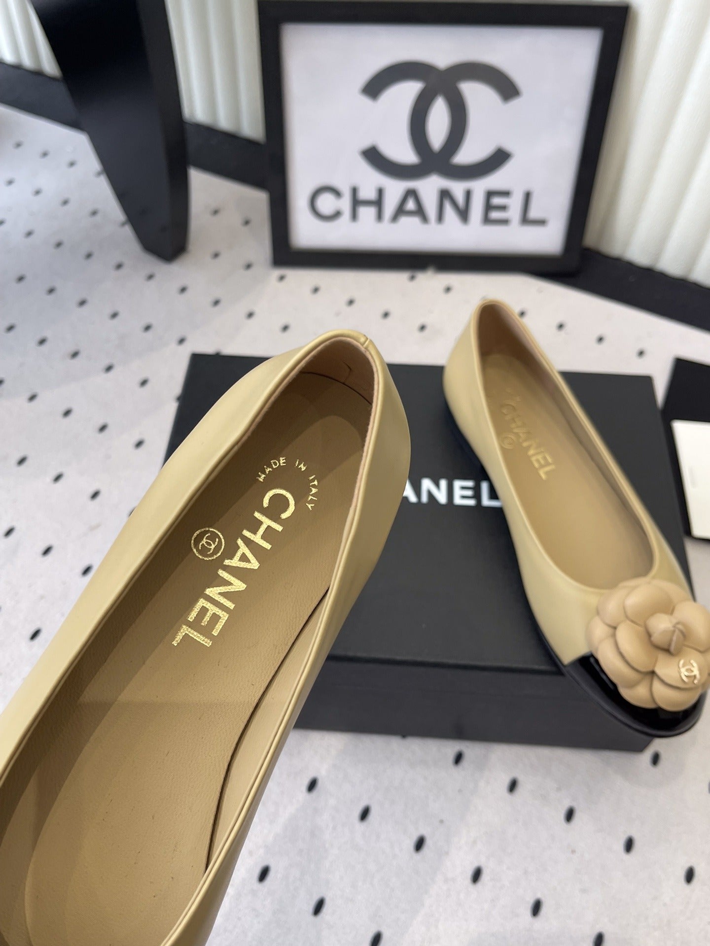 Chanel Lambskin Leather Shoes