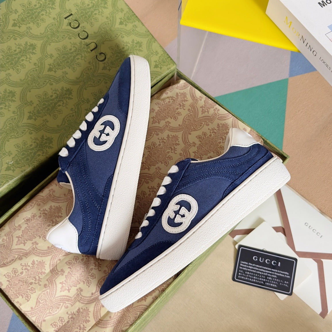 Gucci Leather Logo Sneakers