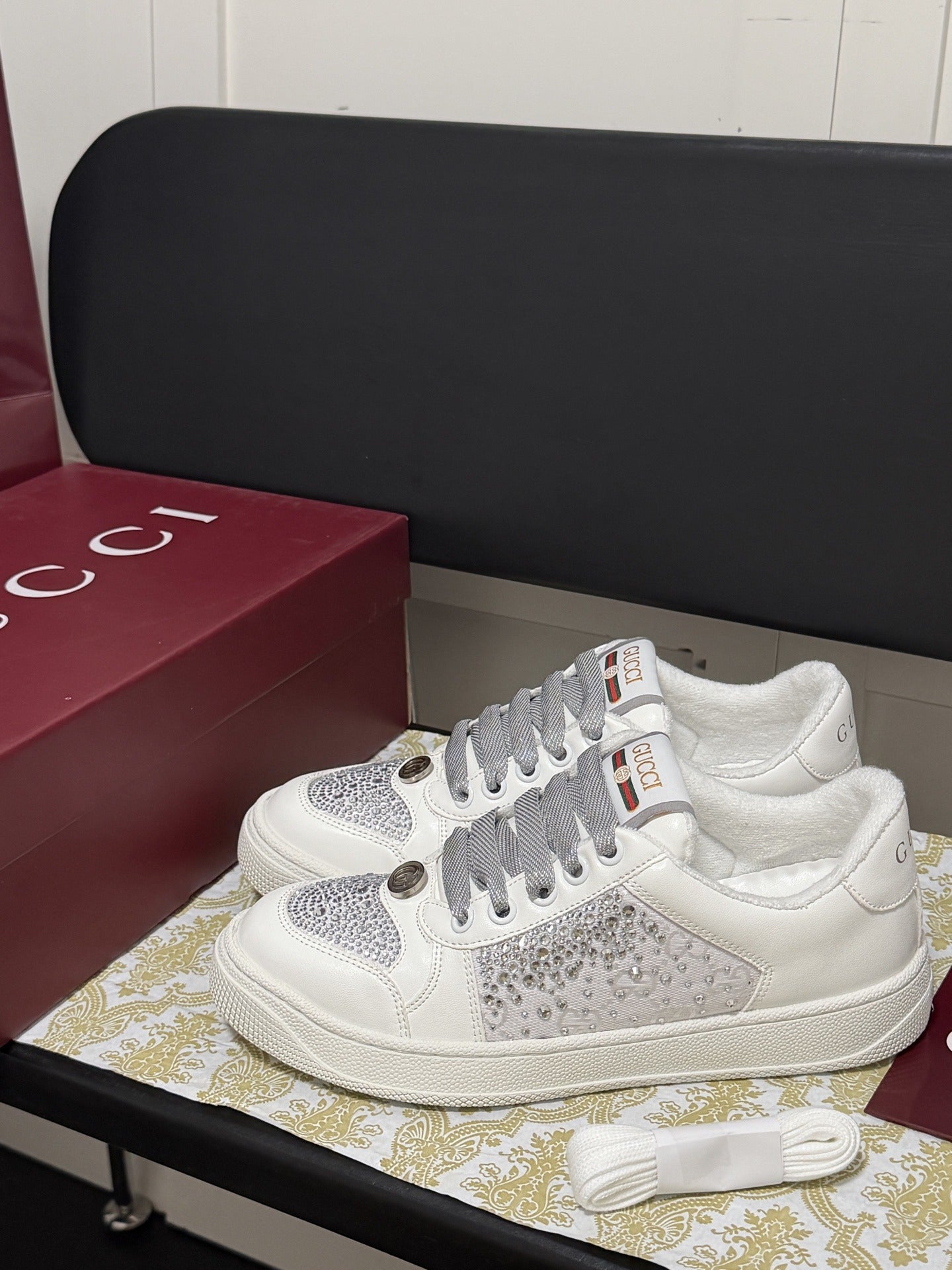 Gucci Crystal Sneakers