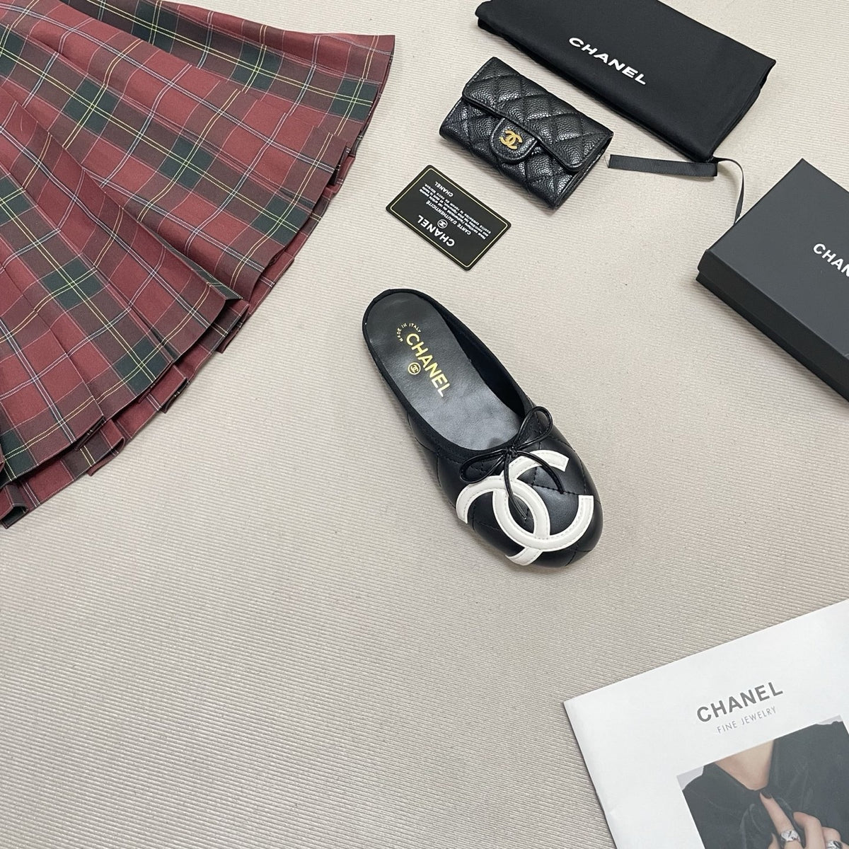 Chanel Leather Ballet Flats